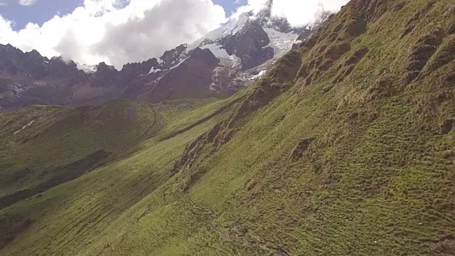 安第斯山脉航拍图视频下载