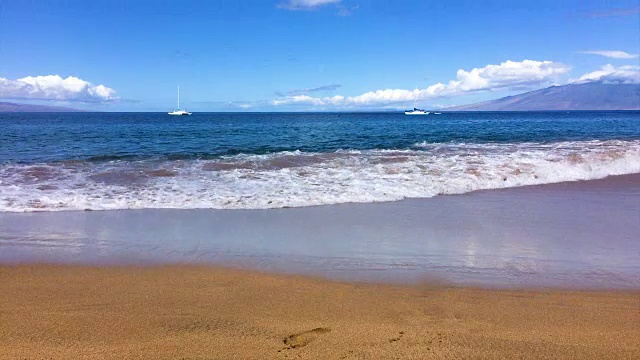 夏威夷的海岸线视频素材