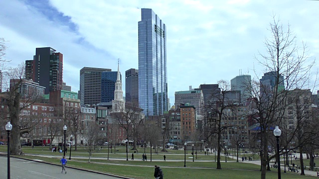 市中心十字路口-波士顿，马萨诸塞州视频下载