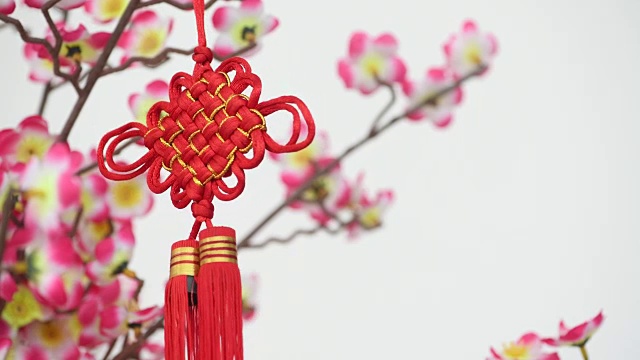 传统的中国新年装饰视频素材