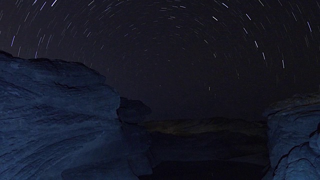 泰国乌汶府大峡谷的4K星迹视频素材