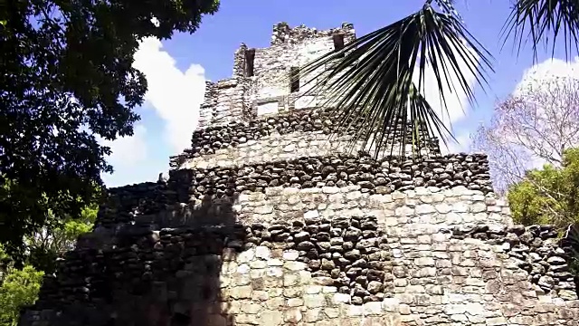 迈耶尔玛雅金字塔遗址，4k视频视频素材