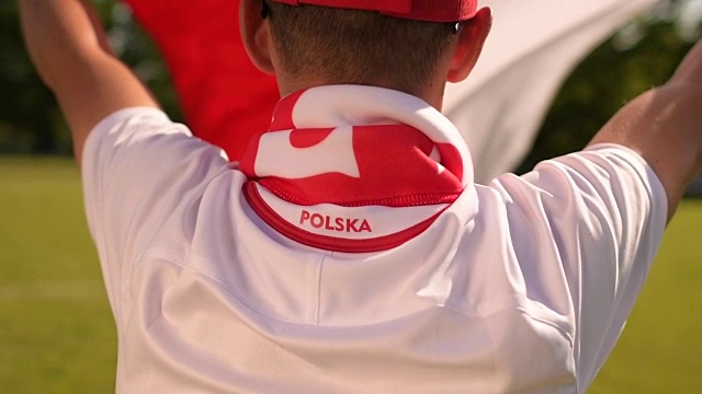 波兰,足球运动,爱好者,影片摄制组视频素材