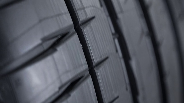 汽车街道轮胎纺丝视频素材