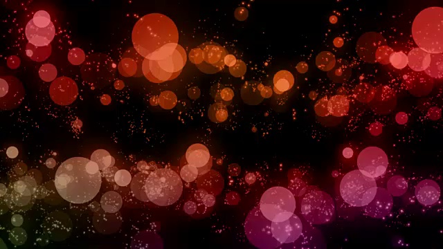圣诞数码闪烁着多色的红色和紫色颗粒散景在五彩缤纷的背景上流动，具有爆炸效果，节日喜庆快乐新年事件视频素材
