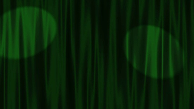 窗帘与聚光灯环背景绿色视频素材
