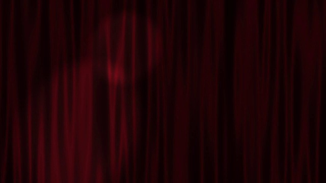 窗帘与聚光灯环红色背景视频素材