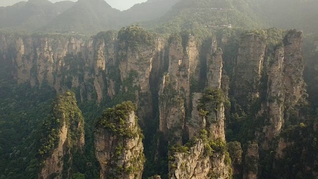 中国张家界国家森林公园航拍视频视频素材