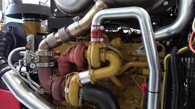 柴油发动机中的涡轮增压器视频下载