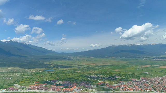 保加利亚美丽的皮林山全景鸟瞰图视频素材