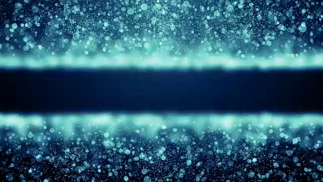 粒子蓝色尘埃抽象光散景运动标题电影背景循环视频素材