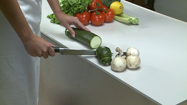 切菜-烹饪视频素材