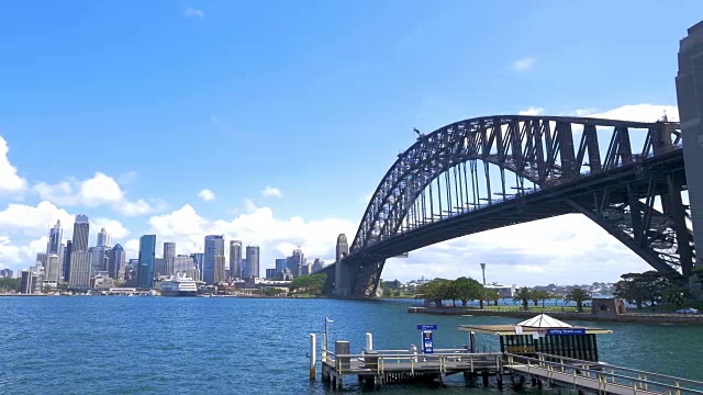悉尼，新南威尔士，澳大利亚的天际线视频素材