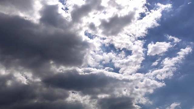 天空中的云时光流逝视频素材