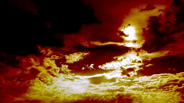 云,火,延时摄影,循环的视频素材