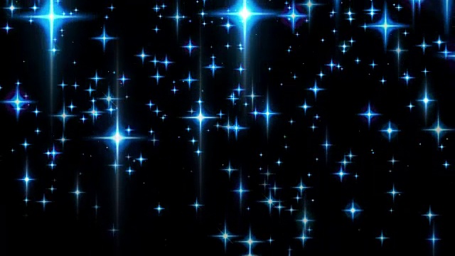 一颗闪耀在神圣夜晚的星星视频素材