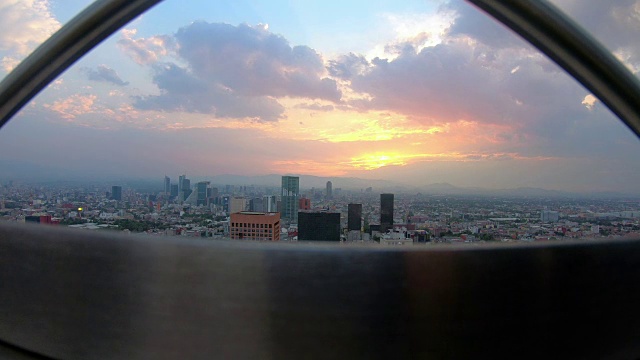 鸟瞰图的墨西哥城-墨西哥城，墨西哥视频下载