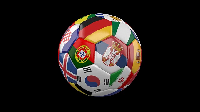 透明,足球,欧洲,圆形视频素材