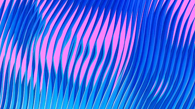 数字抽象流动波无缝循环动画视频素材
