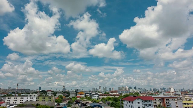 美丽的蓝天和云景。视频素材