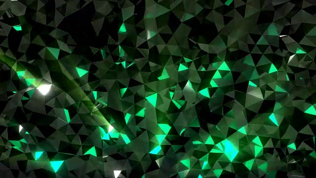 低多边形晶体背景视频素材