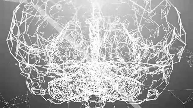 数字神经元网络大脑人工智能AI深度学习视频素材