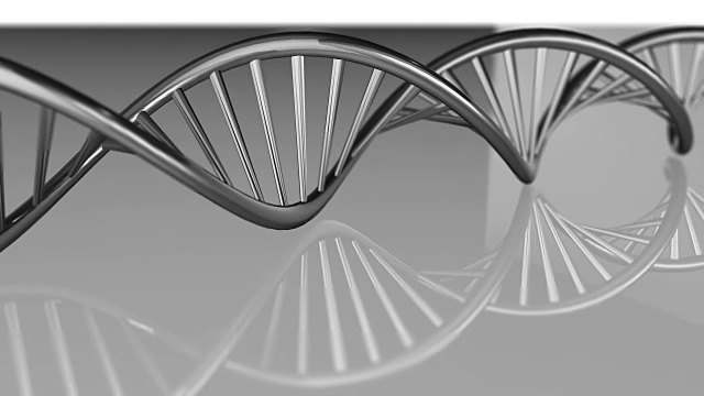 DNA基因医学研究的生物化学生物有机体使用crisp 3D渲染视频素材