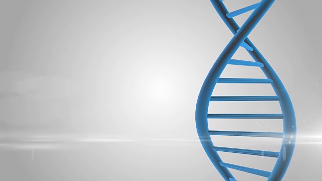 基因疗法是将DNA引入患者体内，以治疗遗传病的3D渲染视频素材