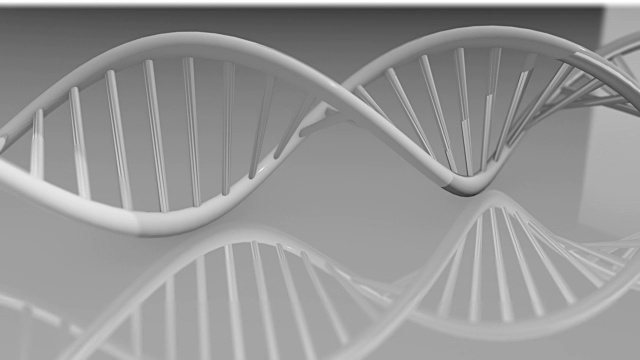 基因测序和DNA操纵分子生物学研究3D渲染视频素材