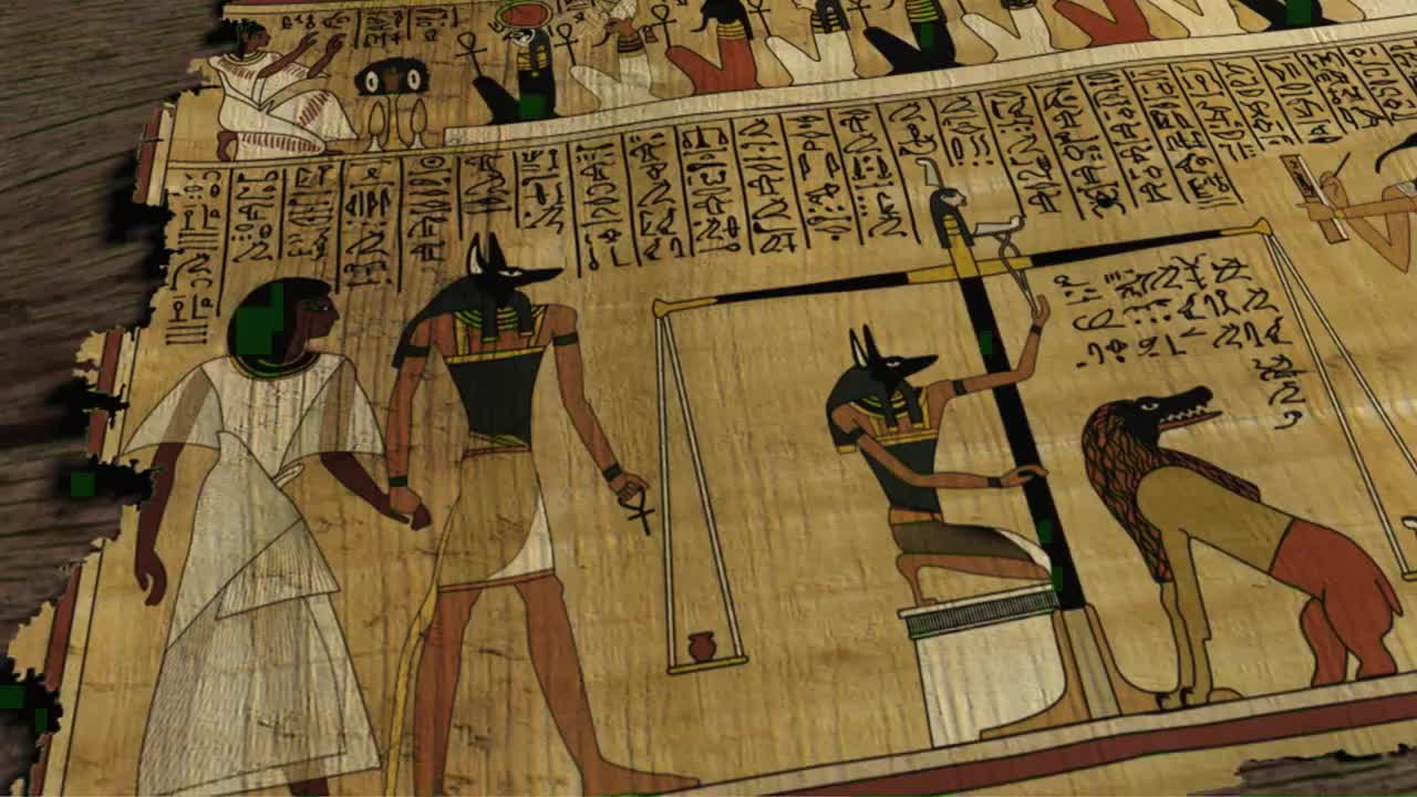 古埃及纸莎草纸视频下载