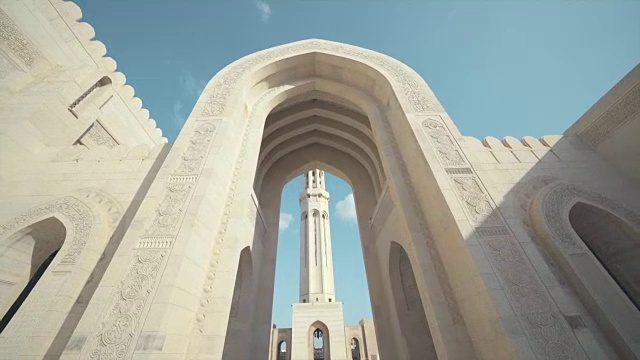 阿曼的宫殿拱门视频下载