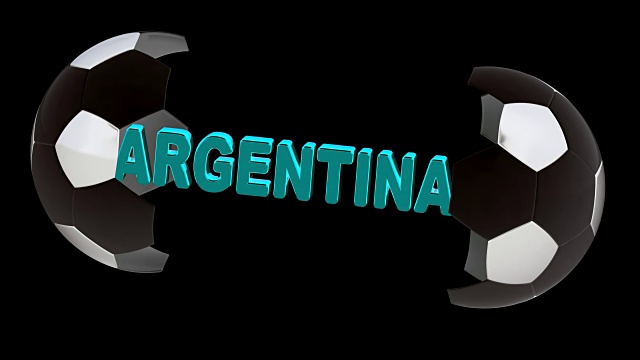 阿根廷。4 k决议。循环。视频素材