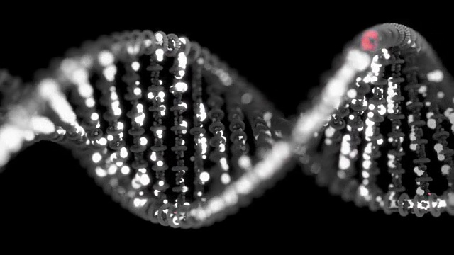 DNA测序/编辑概念。视频素材