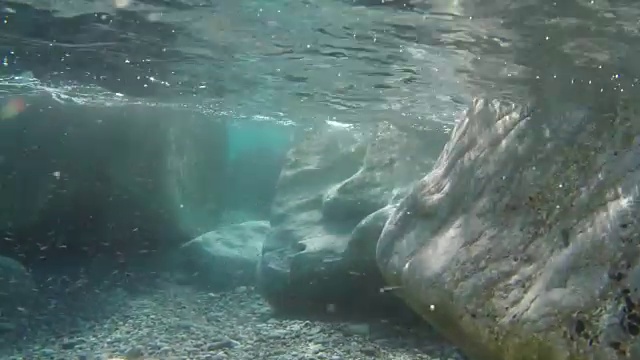 海底幻想石头视频素材