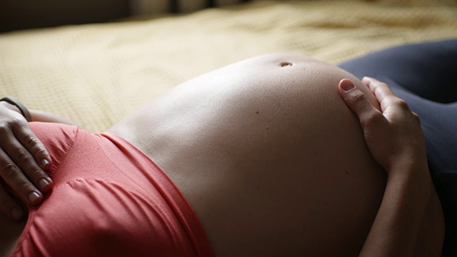 女人,胎儿,怀孕,进行中视频素材