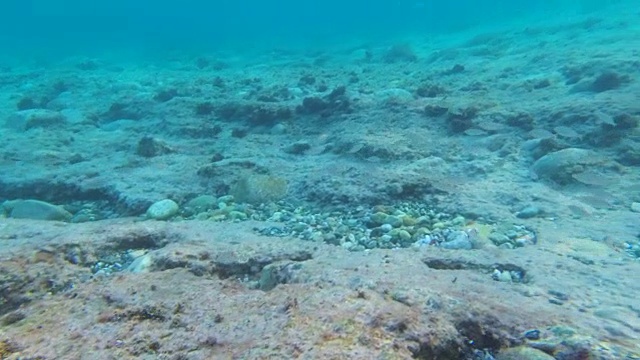 水下石日落4k惊人的意大利视频下载