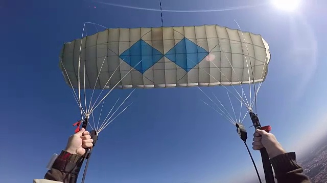 降落伞引航的角度视频下载