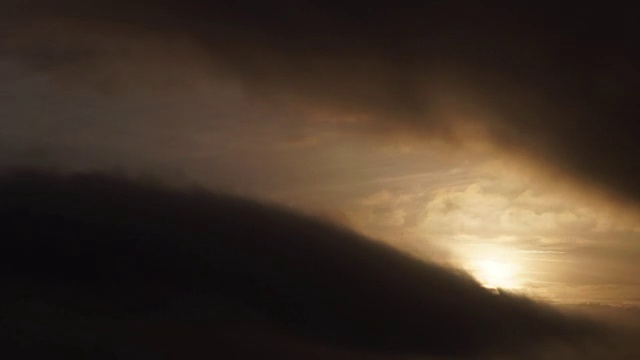 时间流逝的天空-日落-云彩视频下载