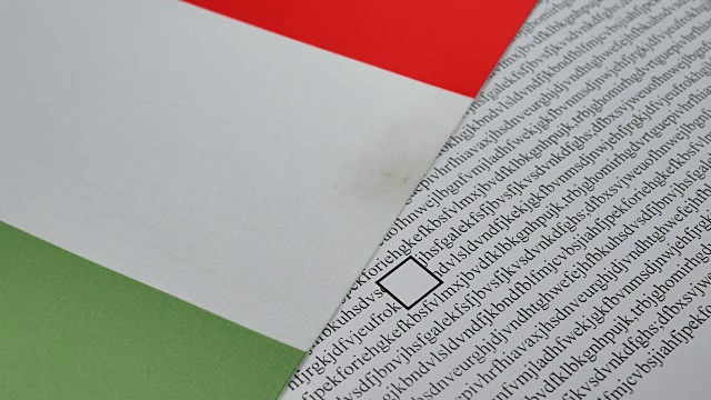 意大利的纸质选票视频下载
