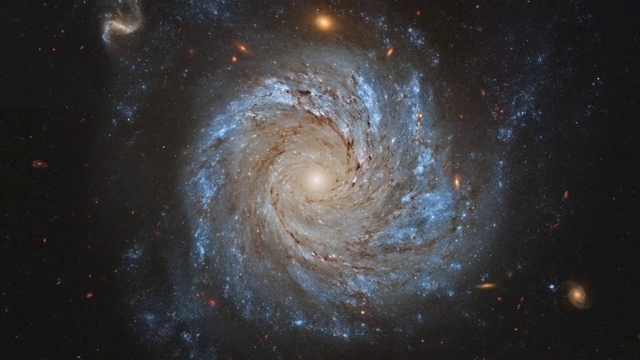 4K美国宇航局Cinemagraph集合- ngc1309螺旋星系。视频素材