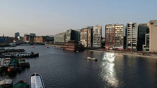 荷兰阿姆斯特丹风车格拉腾航拍视频素材
