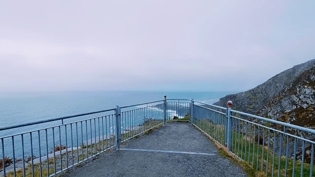 俯瞰爱尔兰的福格悬崖视频下载