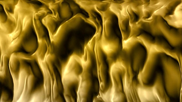 抽象的金色金属织物波浪形状视频下载