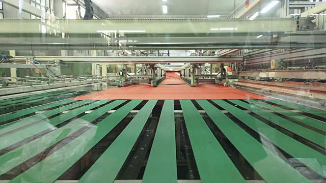 生产工业用纺织品-拉伸织物视频下载