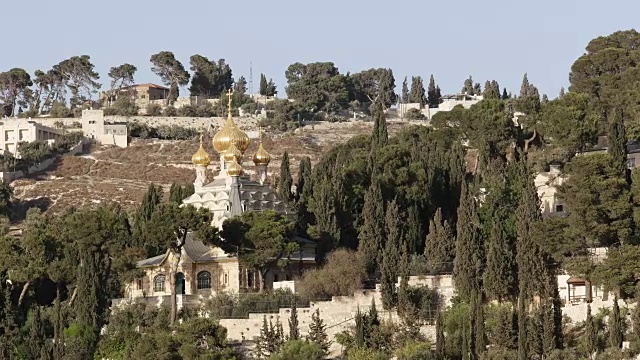 耶路撒冷抹大拉的玛利亚教堂的镜头视频下载