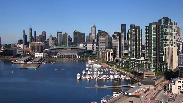 Docklands，墨尔本，维多利亚，澳大利亚视频下载