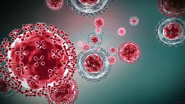 细菌的微观动画视频素材