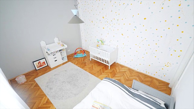 育婴室。视频素材