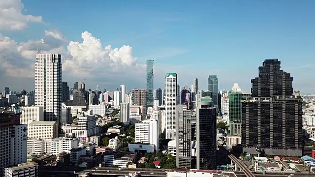 曼谷的城市天际线视频素材