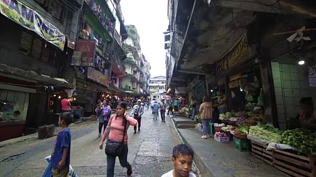 菲律宾街头市场的稳定器视频下载